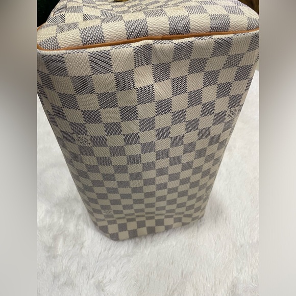 Louis Vuitton Speedy 30 Damier Azur Boston Back Checkered Pattern. Made in USA - Picture 7 of 17